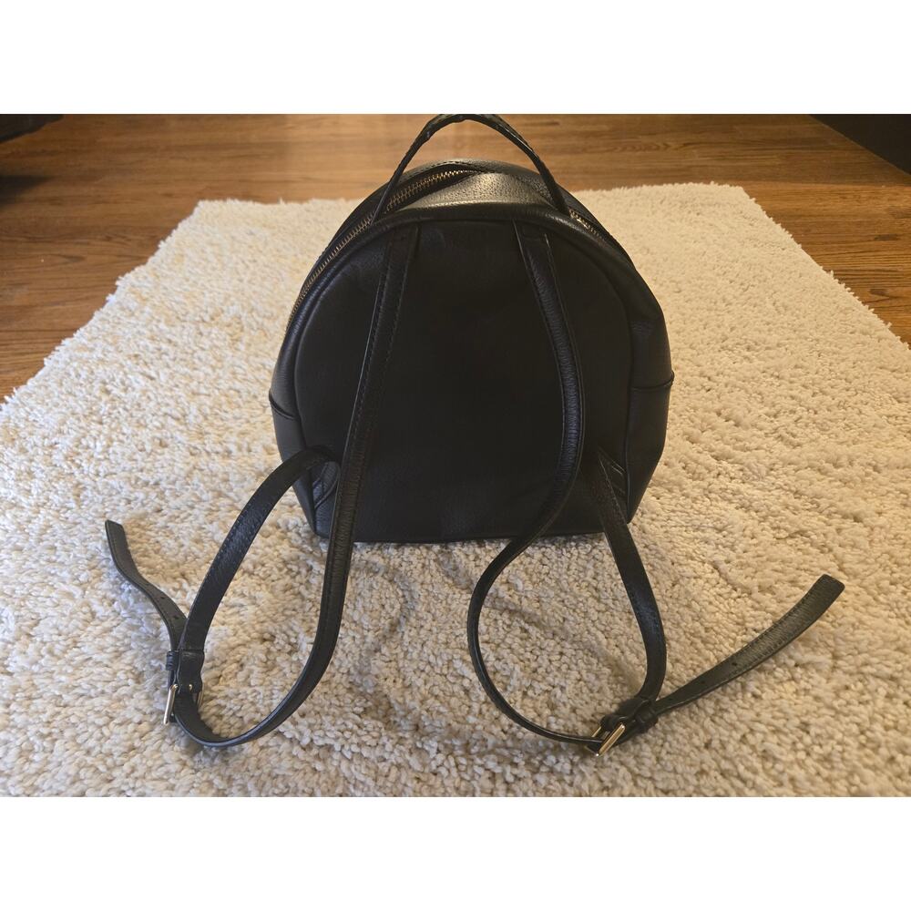 Kate Spade Black Pebbled Leather Mini Backpack - Picture 3 of 15